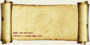 Jakov Skerlić vizit kartica